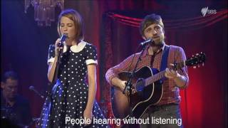 The Sound of Silence - Emma Louise &amp; Husky Gawenda on RocKwiz, with Lyrics