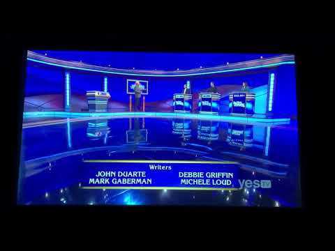 Jeopardy short end credits, Fred Nelson Day 2 (12/4/20)