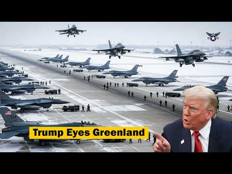 Dänemark in höchster Alarmbereitschaft! Dutzende F-16 Jets der US-Luftwaffe treffen in Grönland ein.