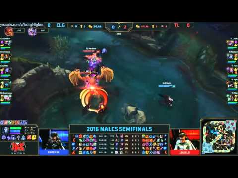 CLG vs TL Highlights   COUNTER LOGIC GAMING vs TEAM LIQUID Game 1 NA LCS Playoffs SPRING 2016 SF #1