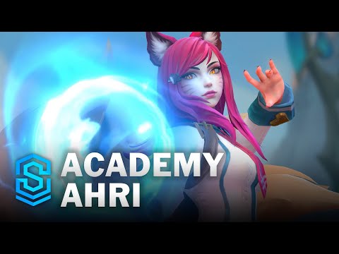 Academy Ahri Wild Rift Skin Spotlight