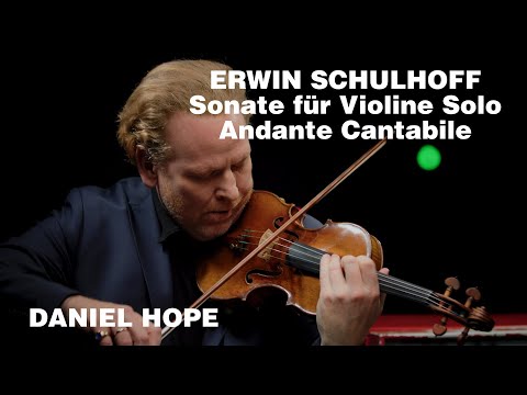 TANCKSTELLE MUSIC - Erwin Schulhoff: Sonate für Violine Solo, Andante Cantabile (Daniel Hope)