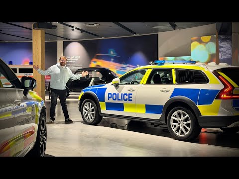 Alone In World Of Volvo Museum In Sweden