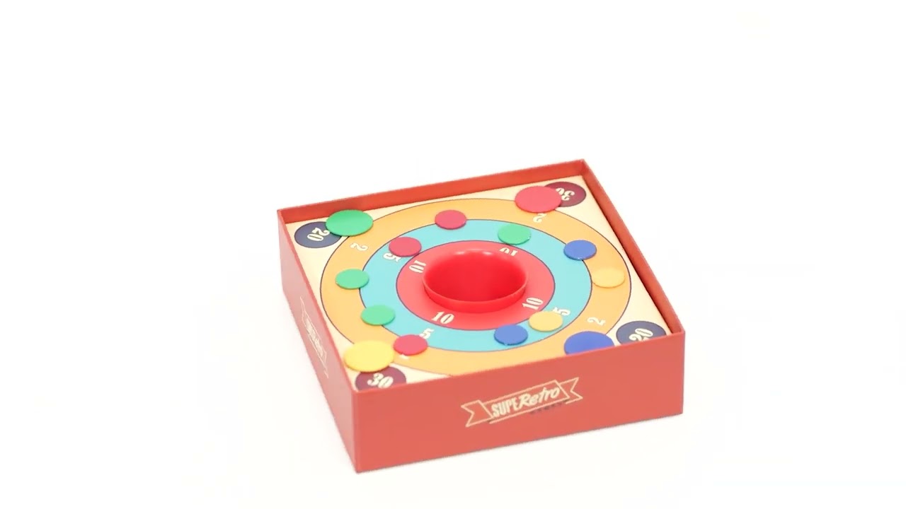 Traditional Tiddlywinks Game for 4 Players