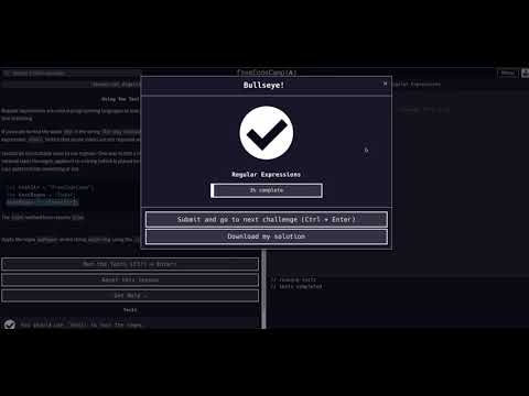 01 Using The Test Method Regex Freecodecamp Explained Javascript Algorithms Data Structures