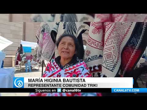 Video: Comerciantes indígenas protestan frente al ayuntamiento de San Luis Potosí