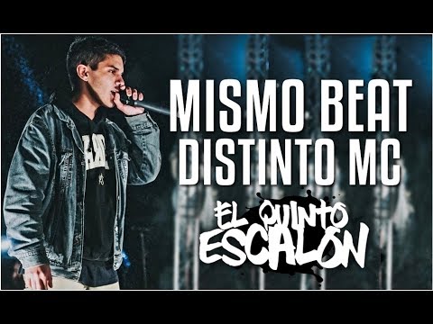 ¡ MISMO BEAT DISTINTO MC ! ~ EL QUINTO ESCALON ~| Batalla de los Gallos Rap