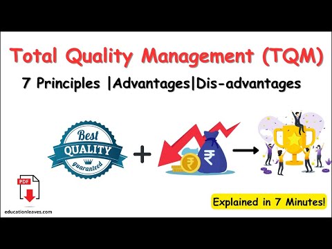 What is Total Quality management (TQM)? |  7 Principles of Total Quality Management