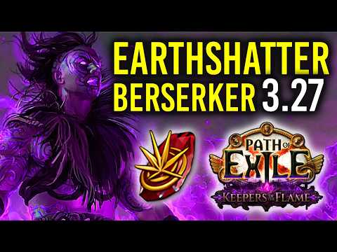 One of THE BEST League Starters in 3.27 | Earthshatter Berserker Full Build Guide (HCSSF)