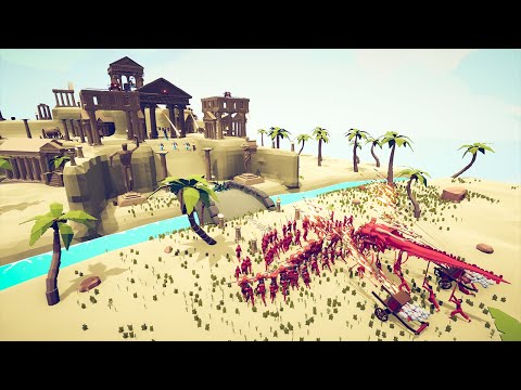 EGYPT TEAM VS OTHER TEAMS 𓂀  | Totally Accurate Battle Simulator TABS