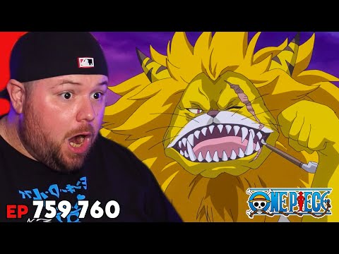 Nekomamushi Vs Jack! One Piece Reaction - Episode 759 & 760