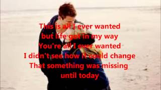 All I ever wanted brian melo lyrics