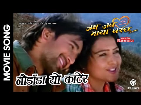 Nau Danda Yo Katera || JABA JABA MAYA BASCHHA || Nepali Movie Song || Rekha Thapa, Jiwan Luitel