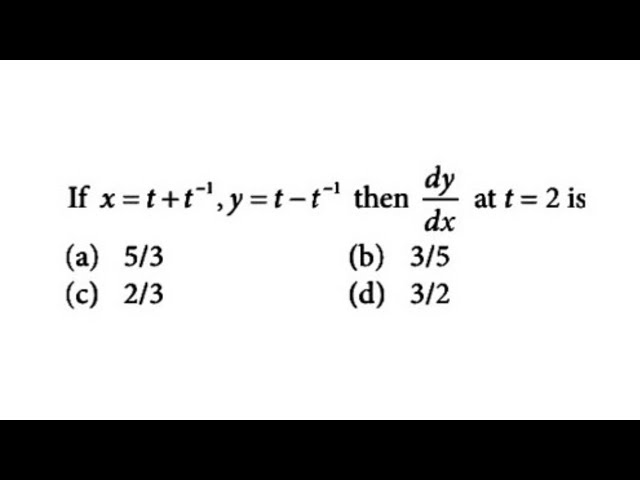 Derivatives - Differentiation - NCERT, CBSE, HSC, MHTCET, CA Foundation and other exams -  MCQ