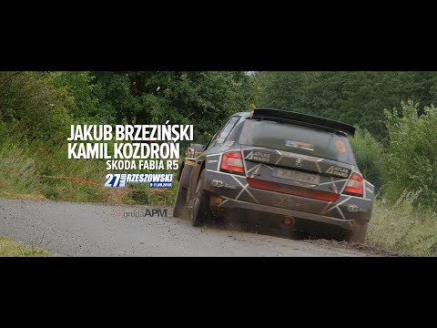 27.RAJD RZESZOWSKI 2018: J.BRZEZIŃSKI K.KOZDROŃ | SKODA FABIA R5