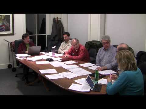 Weston MA Planning Board 12/3/2014: 10:30 - Spring Town Meeting