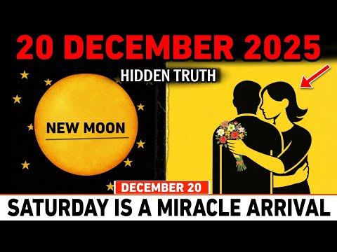 CHOSEN ONES 🌙 — December 20 “Someone Returns With the Truth — New Moon Miracle Arrival” ❤️✨