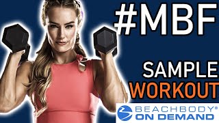 MUSCLE BURNS FAT SAMPLE WORKOUT // from beachbody on demand