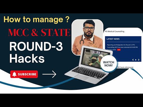 MCC and STATE Round 3 Hacks ! NEET PG Counselling