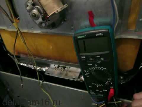 Замена тэна в духовке электроплиты ARDO