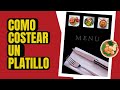 Video de cómo platillos restaurante