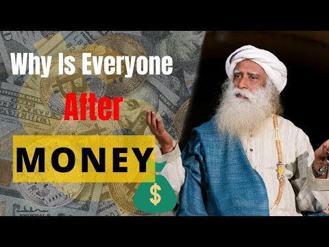Why Is Everyone Running After Money | Mystical Yogi: SADHGURU #sadhguru #motivational #money #life