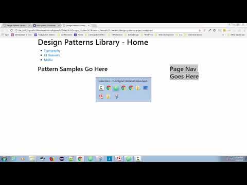 Structuring Your Design Patterns Project with Bootstrap 4