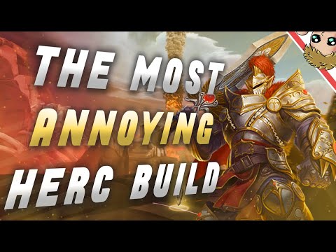 WHEN ALL YOUR TANK ITEMS GIVE YOU DAMAGE! Hercules Solo - SMITE Season 10