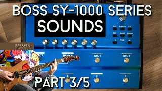 Video thumbnail for Let's hear the sounds! (BOSS SY1000 Part 3/5) by EytschPi42