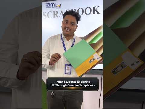 MBA 2nd Sem Students Explore Creativity Through HR Scrapbook Classroom Activity.