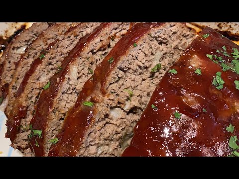 Easy Classic Meatloaf Recipe With Tangy Ketchup Glaze
