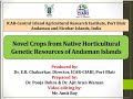 Novel Crops From Native Horticultural Genetic Resources Of Andaman Islands