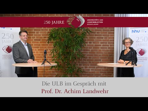 Die ULB im Gespräch mit Prof. Dr. Landwehr