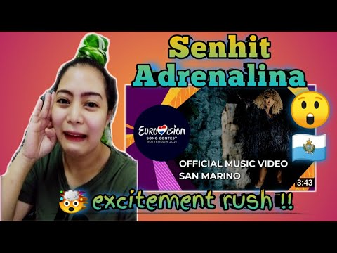 Senhit - Adrenalina - San Marino 🇸🇲 - Official Music Video - Eurovision 2021 FILIPINA REACTS