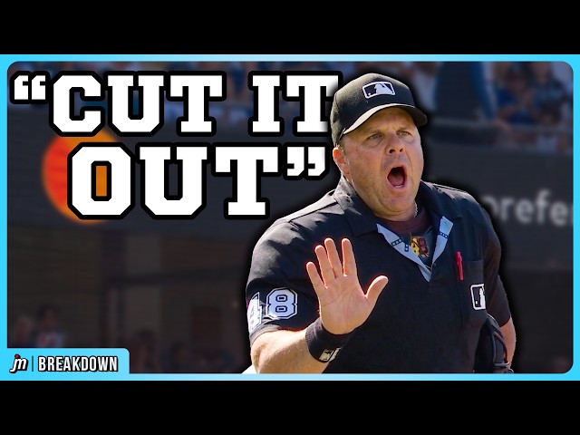 Umpire ejects the manager 3 pitches into the game, a breakdown
