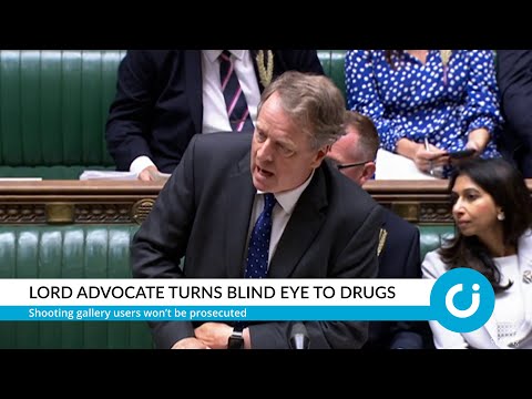 Lord Advocate turns blind eye to drugs