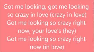 Glee Hair/Crazy in Love with lyrics