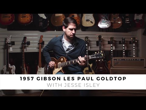 1957 Gibson Les Paul Gold Top, played by Jesse Isley | Gruhn Guitars in Nashville