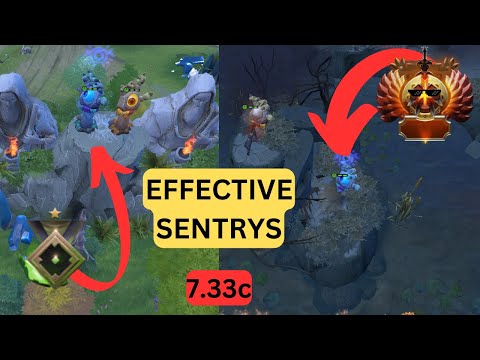 How to use Sentrys and deward like a Immortal - Warding Spots and Tips Dota 2 Patch 7.33c