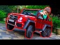 Funny Tema And His Funny Videos For Kids Artem Ride On Toys Cars Kids Tractor
