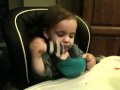 Gabe Eats On His Own