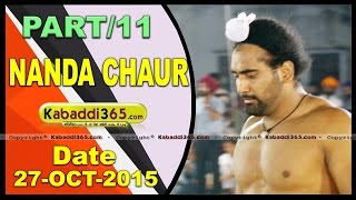 (1) Nanda Chaur (Hoshiarpur) Kabaddi Tournament 27 Oct 2015