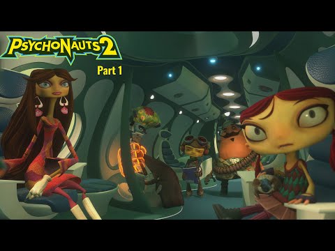 Psychonauts 2 - Gameplay Walkthrough: Part 1  (First 46 Minutes Xbox Series X) [1080p 60FPS HD]