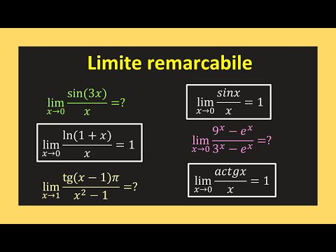 Remarkable limits solved grade 11 with ln sin case 0 on 0 infinity Exercises (Learn Math Easy)