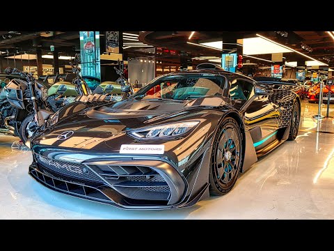 F1RST MOTORS DUBAI - Tour Around $200M SUPERCAR HYPERCAR PARADISE - AMG ONE, Ferrari SP3, McLaren P1