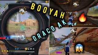 BHRAMOS UNSTOPPABLE STRIKES 🎯 IN KALAHARI | DRACO AK FULL MAP GAMEPLAY | FREE FIRE MAX #brahmos #ff