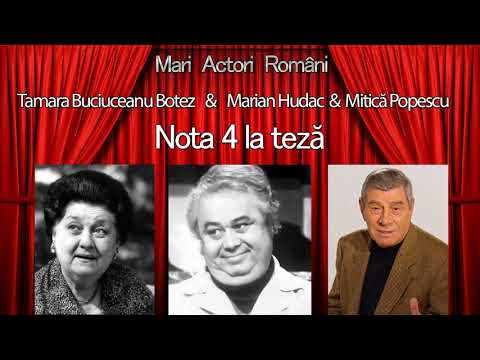 Nota 4 la teza - Tamara Buciuceanu-Botez & Marian Hudac & Mitică Popescu