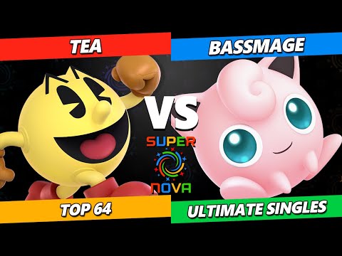 Supernova 2025 - Tea (Pac-Man) Vs. BassMage (Jigglypuff) Smash Ultimate - SSBU