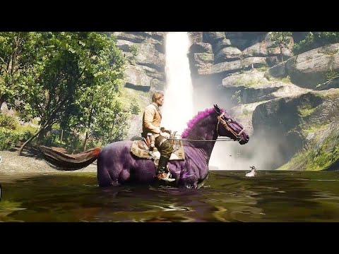 Arthur is Riding a best Charoite Horse - Red Dead Redemption 2 Gameplay
