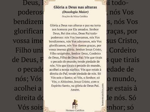 Glória - Texto oficial da Missa - Católica
